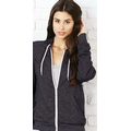 Bella+Canvas Unisex Poly-Cotton Fleece Full-Zip Hoodie